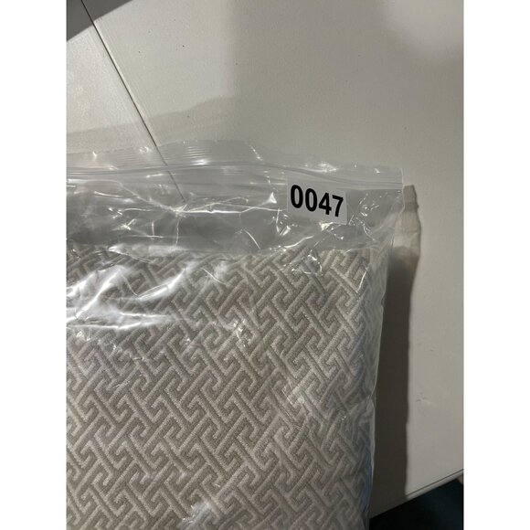 Tyler Böe Beige Geometric Textured Dress With Bell Sleeves Size L - Picture 12 of 12